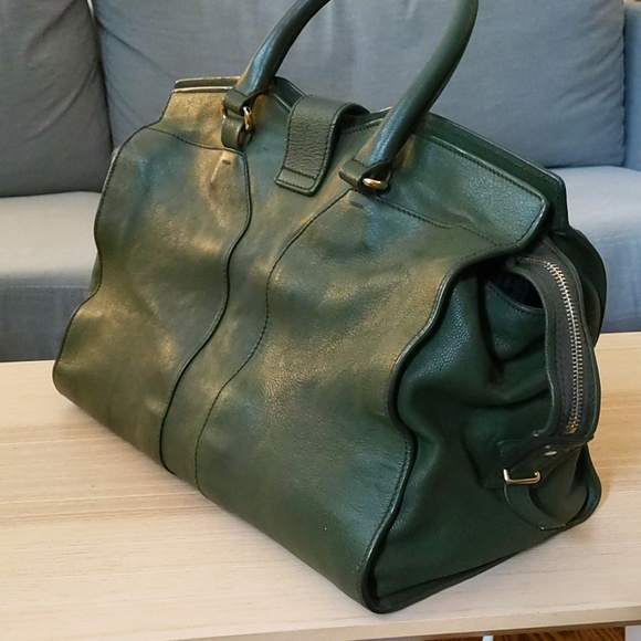 Saint Laurent YSL cabas chyc leather tote medium - Picture 3 of 8